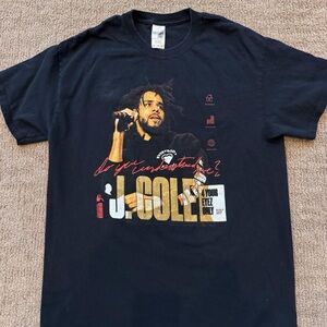 VTG 2017 J. Cole 4 Your Eyez Only Exclusive Rap Tour T-Shirt Medium